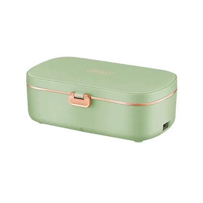 Electric Lunch Box Portable Food Warmer Water Free Bento Box Stainless Steel Food Warmer Office Food Lunch Box Electric Heater