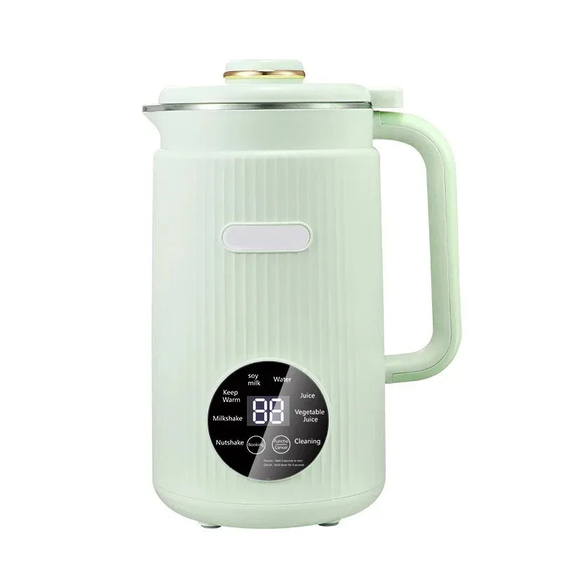 1200ML Electric Soybean Milk Machine Automatic Intelligent Food Blender Filter-Free Soy Milk Maker Rice Paste Maker Kettle EU/US
